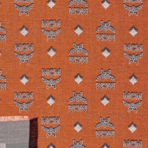 Mcm Bi-Color Jacquard Monogram Scarf brand new